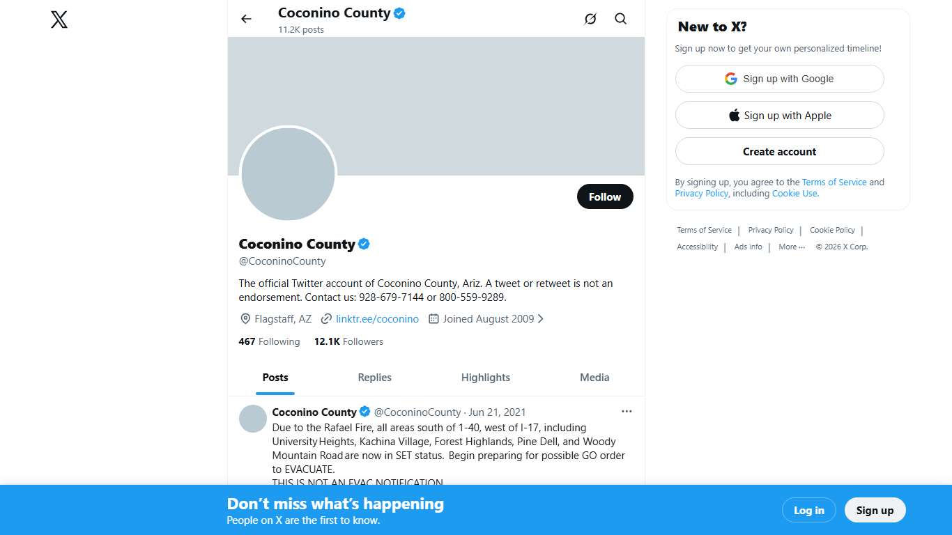 Coconino County (@CoconinoCounty) / X